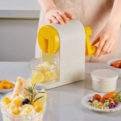 Small Household Ice Shaver, Non-Electric, Manual Hand-Cranked Ice Crusher, Ice Blender, Shaved Ice Machine for Commercial Use Small Household Ice Shaver, Non-Electric, Manual Hand-Cranked Ice Crusher, Ice Blender, Shaved Ice Machine for Commercial Use