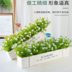 American-Style Artificial Flower Box, Fake Flowers, Plastic Flowers, Desktop, Window, Balcony Decoration, Artificial Green Plant Potted Ornaments, Fence American-Style Artificial Flower Box, Fake Flowers, Plastic Flowers, Desktop, Window, Balcony Decoration, Artificial Green Plant Potted Ornaments, Fence