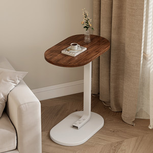 A few creamy style internet celebrity special angular light luxury coffee table movable Nordic modern simple small table 
A few creamy style internet celebrity special angular light luxury coffee table movable Nordic modern simple small table