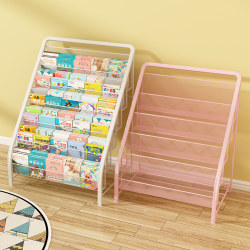 Children's Bookshelf, Picture Book Rack, Reading and Newspaper Display Rack, Storage Rack, Floor-Standing Integrated Wall-Mounted Magazine Storage Rack Children's Bookshelf, Picture Book Rack, Reading and Newspaper Display Rack, Storage Rack, Floor-Standing Integrated Wall-Mounted Magazine Storage Rack