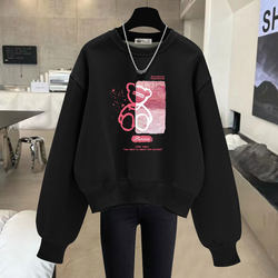 Bear loose design long sleeve pink Bear loose design long sleeve pink