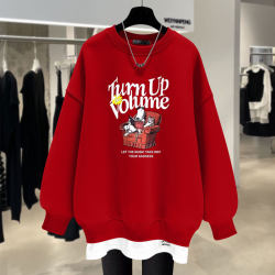 Mid-length round neck pullover sweatshirt for cats Mid-length round neck pullover sweatshirt for cats