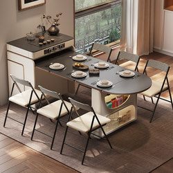 2025 Sideboard Island Dining Table Integrated Home Retractable Folding Multifunctional Bar Counter Dining Table for Small Apartments 2025 Sideboard Island Dining Table Integrated Home Retractable Folding Multifunctional Bar Counter Dining Table for Small Apartments
