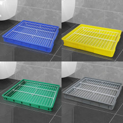Dog toilet, small dog stainless steel iron frame mesh urinal, pet special fixed-point defecation artifact potty for medium and large dogs Dog toilet, small dog stainless steel iron frame mesh urinal, pet special fixed-point defecation artifact potty for medium and large dogs