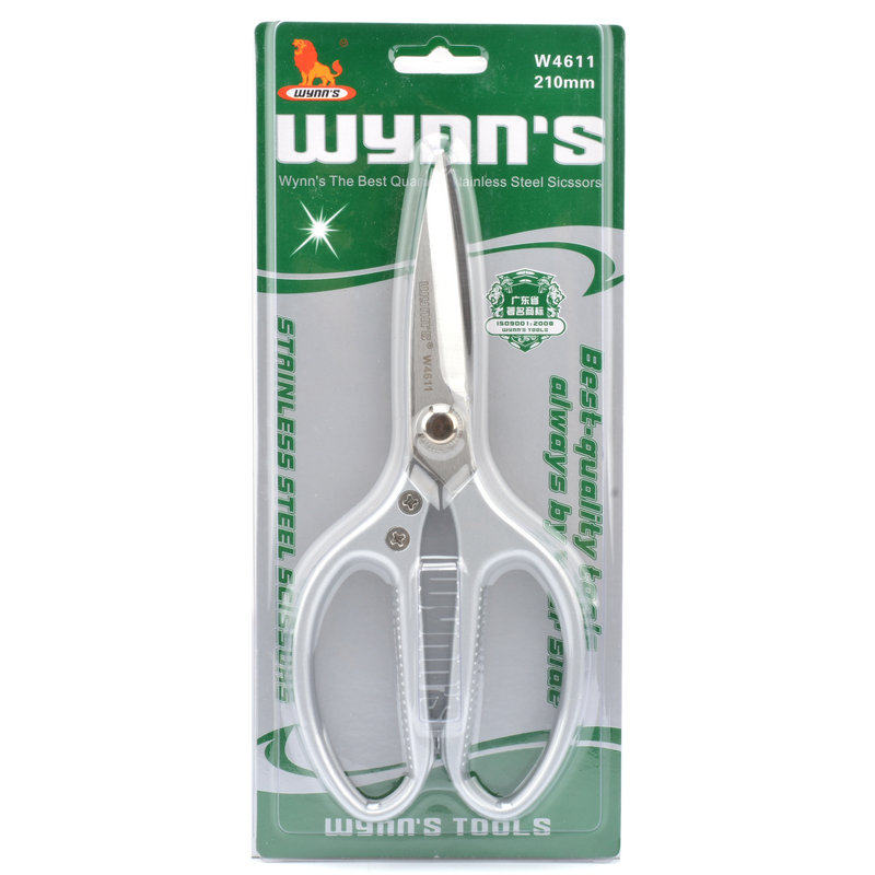 WYNNS POWER LION 스테인레스 스틸 강력 가위 215MM 다기능 가위 민간 가위 W4611-