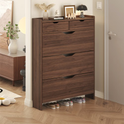 Ultra-Thin Shoe Cabinet 17cm Economical Model for Home Entrance New Popular Storage Narrow Hallway Flip-Top Small Shoe Rack Ultra-Thin Shoe Cabinet 17cm Economical Model for Home Entrance New Popular Storage Narrow Hallway Flip-Top Small Shoe Rack