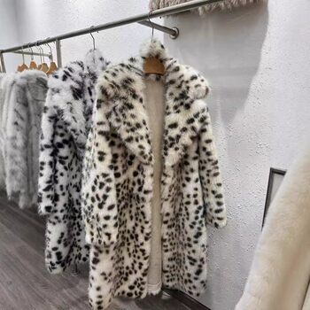 European and American long thickened imitation fur coat European and American long thickened imitation fur coat