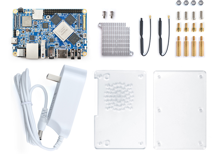 包邮NanoPC-T4友善RK3399开发板4G内存4K播安卓8.1申嵌视频贺工店 包邮NanoPC-T4友善RK3399开发板4G内存4K播安卓8.1申嵌视频贺工店