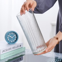 Scandinavian Glass Vase Transparent Water-Raised Flowers Lily Rose Vase Living Room Desktop Dried Flower Arrangement Vase Scandinavian Glass Vase Transparent Water-Raised Flowers Lily Rose Vase Living Room Desktop Dried Flower Arrangement Vase