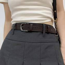 No-Punch Belt for Women 2025 New Versatile Fashion Black Belt Women's Decorative Belt Ladies' High-End Trendy No-Punch Belt for Women 2025 New Versatile Fashion Black Belt Women's Decorative Belt Ladies' High-End Trendy