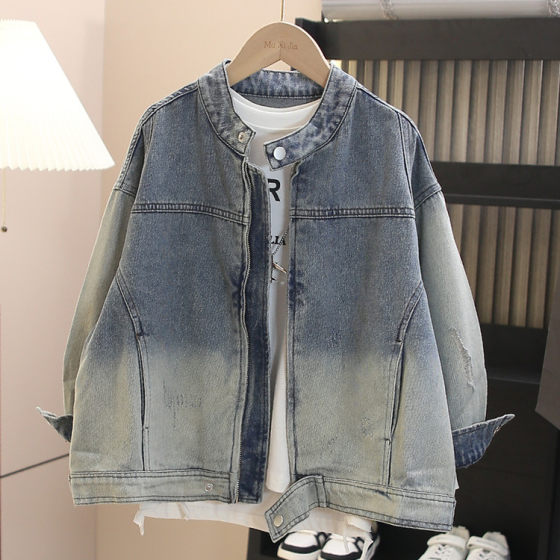 Children's clothing boys autumn jacket 2025 new spring and autumn style big children's casual sports autumn boys street frying jacket Children's clothing boys autumn jacket 2025 new spring and autumn style big children's casual sports autumn boys street frying jacket