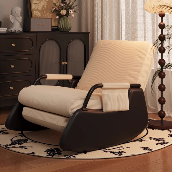 Rocking chairs, reclining chairs, adults, sleeping balcony, single lazy sofa chair, living room, retro casual rocking chair new style
Rocking chairs, reclining chairs, adults, sleeping balcony, single lazy sofa chair, living room, retro casual rocking chair new style