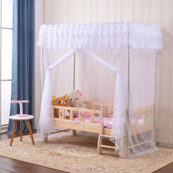 Customized children's mosquito net baby baby blue widened Customized children's mosquito net baby baby blue widened