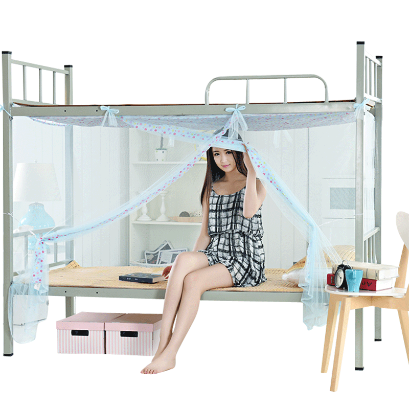 Dormitory dormitory 1.2 meters bed/1.5m/1.8 meters single bed laying mosquito net student dormitory single home Dormitory dormitory 1.2 meters bed/1.5m/1.8 meters single bed laying mosquito net student dormitory single home