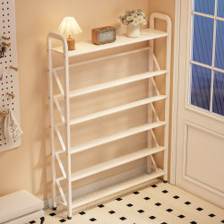 Multi-Layer Shoe Rack for Home Use at the Entrance, Narrow Storage Rack, Ultra-Thin Shelf, Indoor Slanted Small Simple Shoe Cabinet Multi-Layer Shoe Rack for Home Use at the Entrance, Narrow Storage Rack, Ultra-Thin Shelf, Indoor Slanted Small Simple Shoe Cabinet