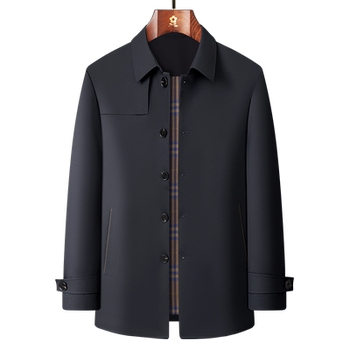 Mengtejiao Milk Wire Water-Repellent Medium-Length Trench Coat 
Mengtejiao Milk Wire Water-Repellent Medium-Length Trench Coat