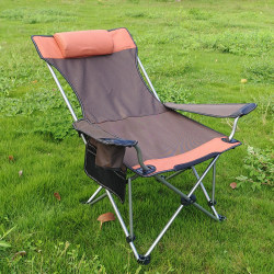 Outdoor Folding Portable Ultra-Light Reclining Chair for Car, Fishing, Backrest, Simple Beach Nap Chair Bed Outdoor Folding Portable Ultra-Light Reclining Chair for Car, Fishing, Backrest, Simple Beach Nap Chair Bed