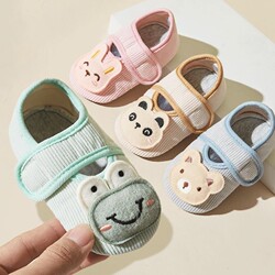 Autumn and winter floor shoe covers, floor socks, spring and autumn toddler men's velvet thickened warm home shoes, non-slip soles, baby early education Autumn and winter floor shoe covers, floor socks, spring and autumn toddler men's velvet thickened warm home shoes, non-slip soles, baby early education