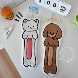Original Hangable Thickened Super Absorbent Cute Cartoon Hand Towel Coral Fleece Small Square Towel for Kitchen and Bathroom Original Hangable Thickened Super Absorbent Cute Cartoon Hand Towel Coral Fleece Small Square Towel for Kitchen and Bathroom