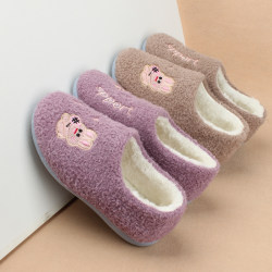 New style bag heel cotton slippers for women's home indoor cotton shoes New style bag heel cotton slippers for women's home indoor cotton shoes