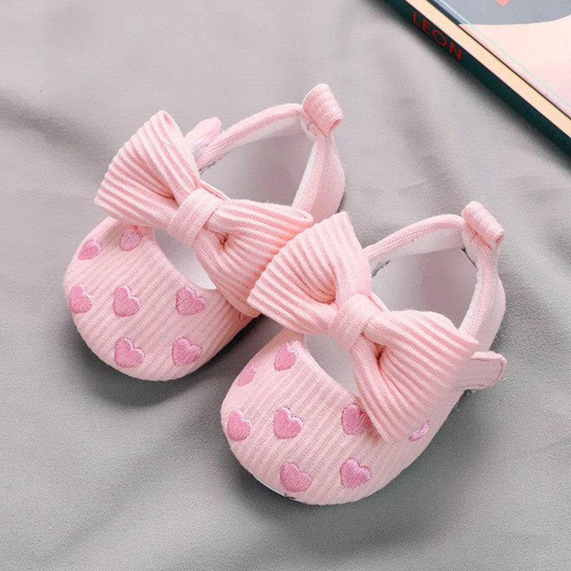 Bunner Baby Girl Shoes Soft Sole Princess Shoes (0-1 Year)