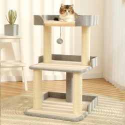 Cat Climbing Frame, Cat Scratching Board, Cat House All-In-One, Suitable for All Seasons, Jumping Platform, Climbing Post, Small Apartment, Space-Saving, Cat Climbing Stand Cat Climbing Frame, Cat Scratching Board, Cat House All-In-One, Suitable for All Seasons, Jumping Platform, Climbing Post, Small Apartment, Space-Saving, Cat Climbing Stand