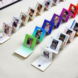 Rainbow Photo Frame Album Light and Shadow Photo Classic Film Holder Happy LAOSHU Handmade Gift Handmade Mini Booklet Rainbow Photo Frame Album Light and Shadow Photo Classic Film Holder Happy LAOSHU Handmade Gift Handmade Mini Booklet