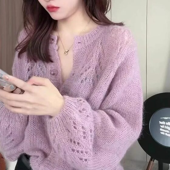 Design-sensed air-quality knitted cardigan short jacket for women 2025 spring and autumn new gentle style soft glutinous sweater top
Design-sensed air-quality knitted cardigan short jacket for women 2025 spring and autumn new gentle style soft glutinous sweater top