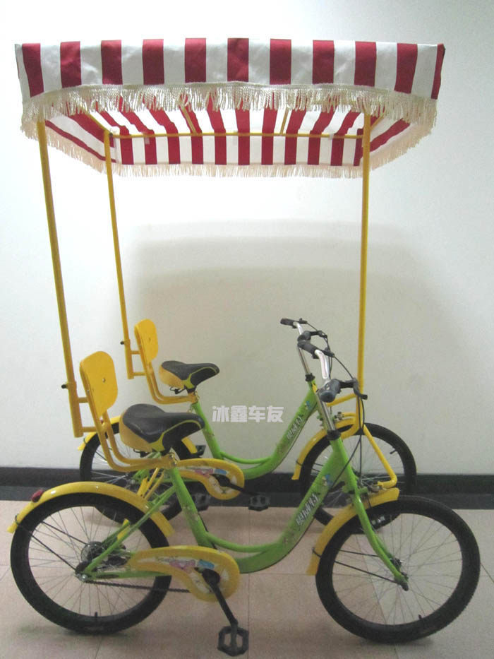 Двухместный / трехместный велосипед О'Витт таунхаус двойной автомобиль/двойной велосипед/бок о бок двойной автомобиль/квадроцикл/осмотр достопримечательностей на велосипеде