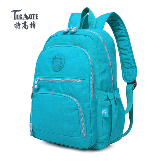 TGT new backpack, multi-pocket practical travel bag, wash nylon, primary school boys and girls school bag 
TGT new backpack, multi-pocket practical travel bag, wash nylon, primary school boys and girls school bag