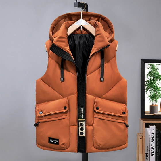 New Korean style fashion for men in autumn and winter for men, students warm big children's vest teenagers cold-proof down cotton horse clip
New Korean style fashion for men in autumn and winter for men, students warm big children's vest teenagers cold-proof down cotton horse clip