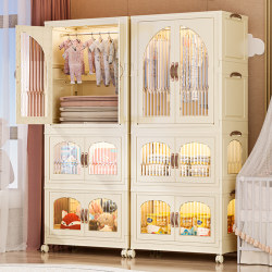 Baby Wardrobe Baby Clothes Storage Cabinet Snack Toy Storage Box Children's Small Wardrobe Home Bedroom Multi-Layer Baby Wardrobe Baby Clothes Storage Cabinet Snack Toy Storage Box Children's Small Wardrobe Home Bedroom Multi-Layer