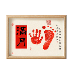 Dragon baby full moon hand and footprint baby 100-day hand and footprint newborn birth memorial ceremony fetal hair souvenir Dragon baby full moon hand and footprint baby 100-day hand and footprint newborn birth memorial ceremony fetal hair souvenir