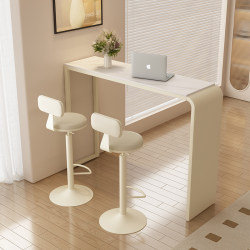 Rock slab dining table and chair combination modern simple and light luxury Rock slab dining table and chair combination modern simple and light luxury
