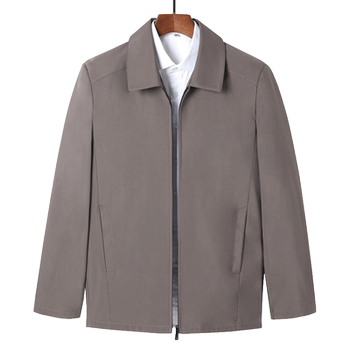 Spring daddy jacket loose large size jacket button 
Spring daddy jacket loose large size jacket button