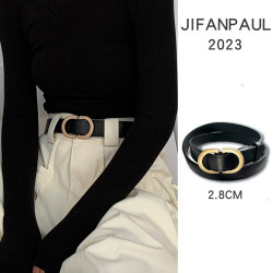 Women's Belt New Style No-Hole Design Casual Simple Waist Belt Trendy Personality Korean Version High-End ins Style Belt Women's Belt New Style No-Hole Design Casual Simple Waist Belt Trendy Personality Korean Version High-End ins Style Belt
