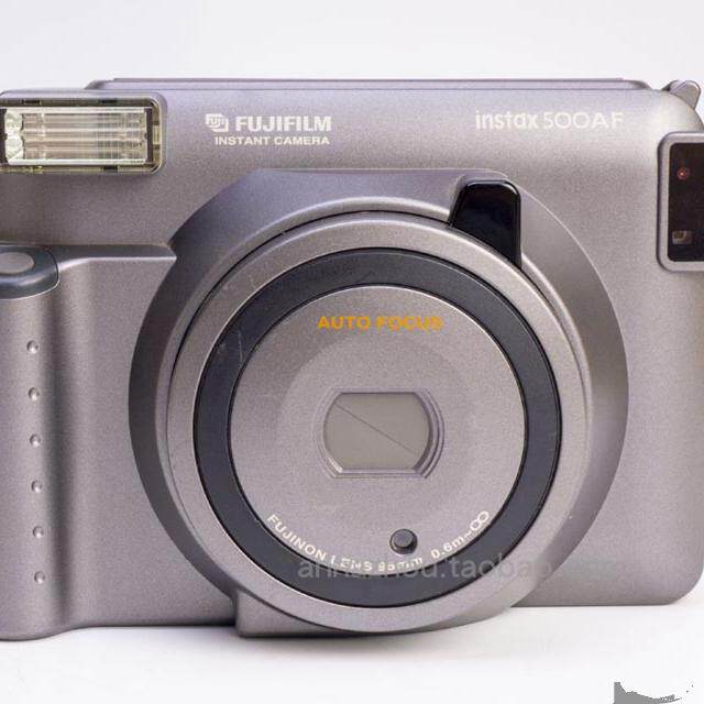 FUJI FUJI INSTAX 500AF 완전 자동 초점 와이드 포맷 단일 촬영 폴라로이드는 평균 품질입니다 -