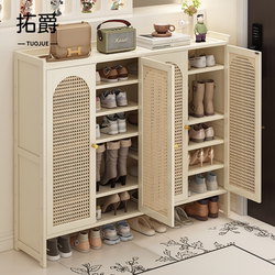 Cream-Style Shoe Cabinet for Home Entrance, Multi-Layer Large-Capacity Storage Cabinet, 2025 New Popular High-End Entryway Cabinet Cream-Style Shoe Cabinet for Home Entrance, Multi-Layer Large-Capacity Storage Cabinet, 2025 New Popular High-End Entryway Cabinet