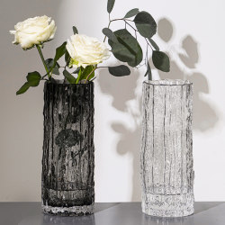 ins Internet-Famous Extreme Cold Glacier Vase, Transparent Glass Flower Arrangement, Roses, Fresh Flowers, Living Room Dining Table Decoration ins Internet-Famous Extreme Cold Glacier Vase, Transparent Glass Flower Arrangement, Roses, Fresh Flowers, Living Room Dining Table Decoration