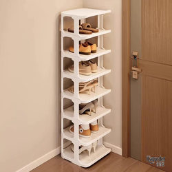 Simple Shoe Rack for Home Entrance, Foldable Storage Solution, Dormitory Narrow Small Entryway Multi-Layer Partition Corner Shoe Cabinet Simple Shoe Rack for Home Entrance, Foldable Storage Solution, Dormitory Narrow Small Entryway Multi-Layer Partition Corner Shoe Cabinet