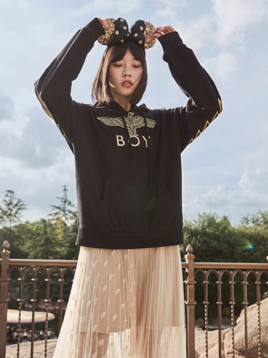 BOY LONDON 翅膀印花连帽卫衣 BOY LONDON 翅膀印花连帽卫衣