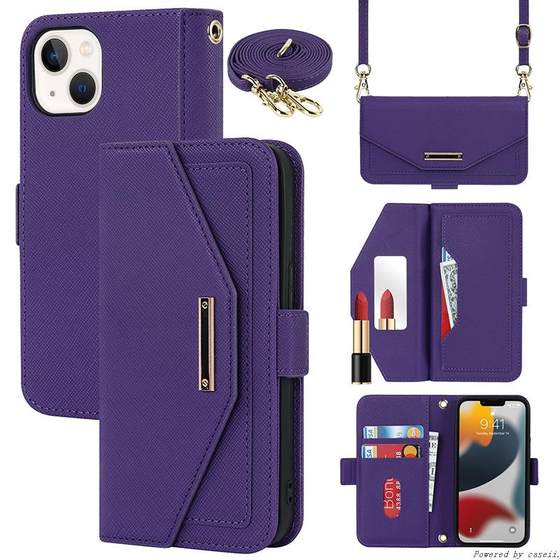 Applicable to iPhone1314promax shell Apple 11/12 flip leather case change card bag i13pro full cover anti-fall XS/XR men and women 7/8P mirror 14 with lanyard oblique strap/S10/A53
Applicable to iPhone1314promax shell Apple 11/12 flip leather case change card bag i13pro full cover anti-fall XS/XR men and women 7/8P mirror 14 with lanyard oblique strap/S10/A53
