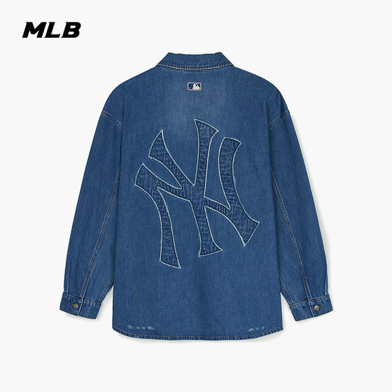 MLB official couples classic back label retro loose denim shirt jacket 25 spring and summer new DRB03
MLB official couples classic back label retro loose denim shirt jacket 25 spring and summer new DRB03