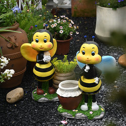 Outdoor Garden Bee Ornaments Floor Cartoon Animal Flower Pot Courtyard Decoration Outdoor Animal Sculpture Kindergarten Outdoor Garden Bee Ornaments Floor Cartoon Animal Flower Pot Courtyard Decoration Outdoor Animal Sculpture Kindergarten