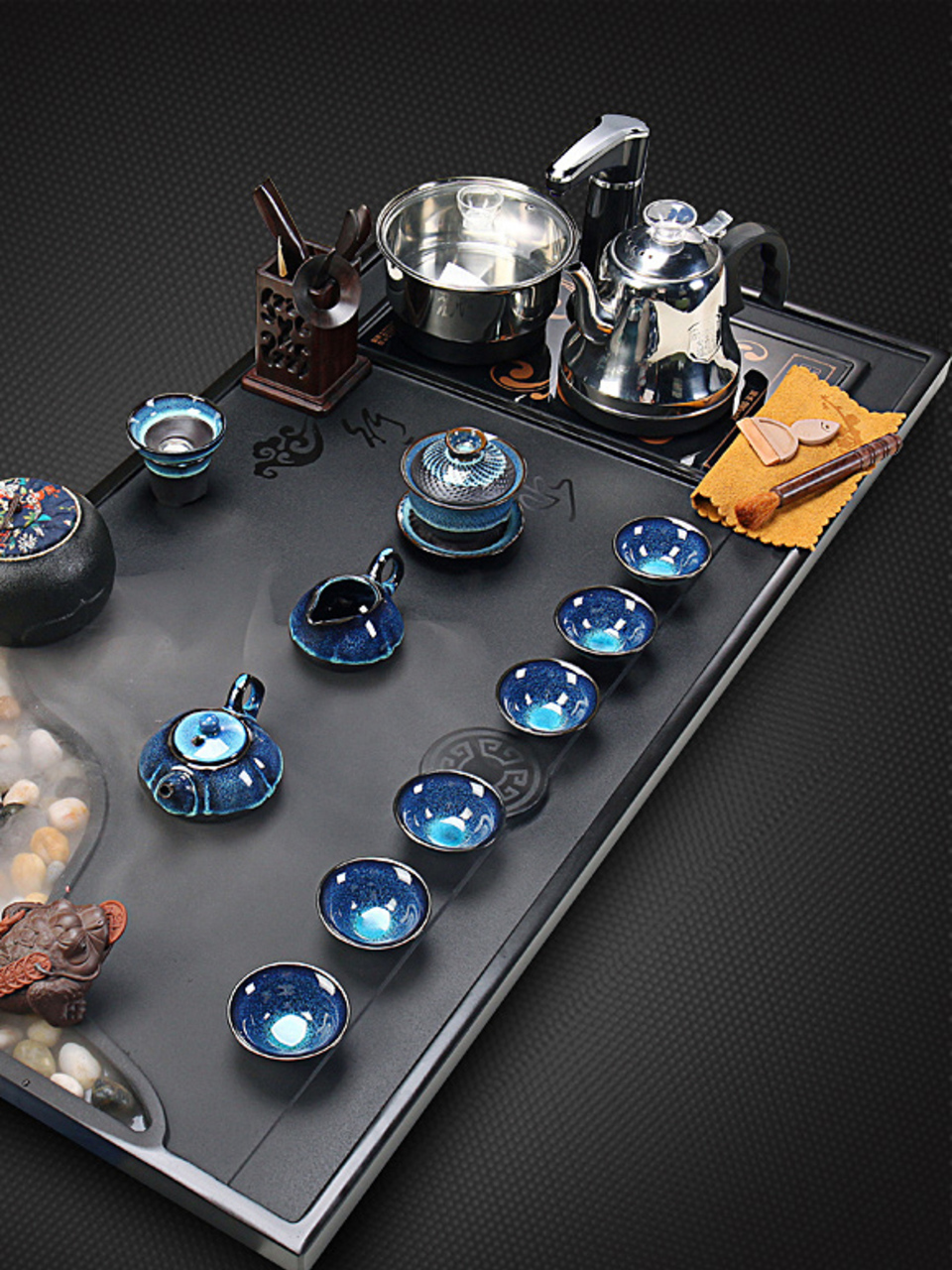 茶相缘 乌金石茶盘功夫茶具套装 茶相缘 乌金石茶盘功夫茶具套装