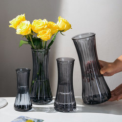 Nordic Ins Style Light Luxury Creative Transparent Glass Vase for Fresh Flowers, Roses, Trendy Living Room Decoration Nordic Ins Style Light Luxury Creative Transparent Glass Vase for Fresh Flowers, Roses, Trendy Living Room Decoration