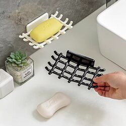 Japanese Magic Wall-Mounted Draining Shelf, No-Drill Bathroom High-End Toilet Soap Holder, Household Soap Dish Japanese Magic Wall-Mounted Draining Shelf, No-Drill Bathroom High-End Toilet Soap Holder, Household Soap Dish