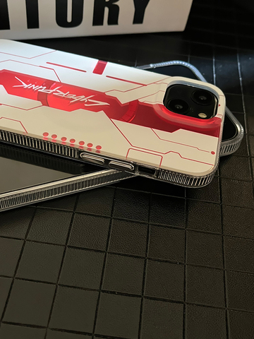 Red — Cyberpunk MagSafe New 15, 14, 13, 12 iPhone Case