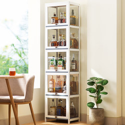 Wine Cabinet Display Cabinet Modern Simple Sideboard Internet Celebrity Small Wine Rack European Style Wall-Mounted Living Room Solid Wood Storage Rack Home Wine Cabinet Display Cabinet Modern Simple Sideboard Internet Celebrity Small Wine Rack European Style Wall-Mounted Living Room Solid Wood Storage Rack Home