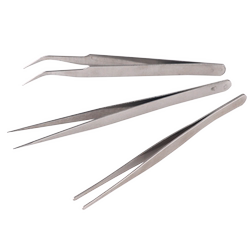 Stainless steel curved pinch tweezers pointed elbow bird's nest hair picking tool DIY hair clipping anti-static electronic mobile phone repair Stainless steel curved pinch tweezers pointed elbow bird's nest hair picking tool DIY hair clipping anti-static electronic mobile phone repair